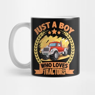 Just A Boy Who Loves Tractors Mug